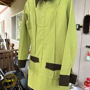 Green and Brown Men's Jacket